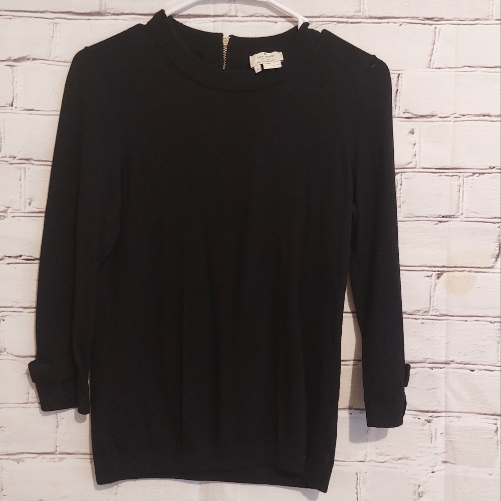 Kate Spade Classic Wool Blend Crew Neck Sweater